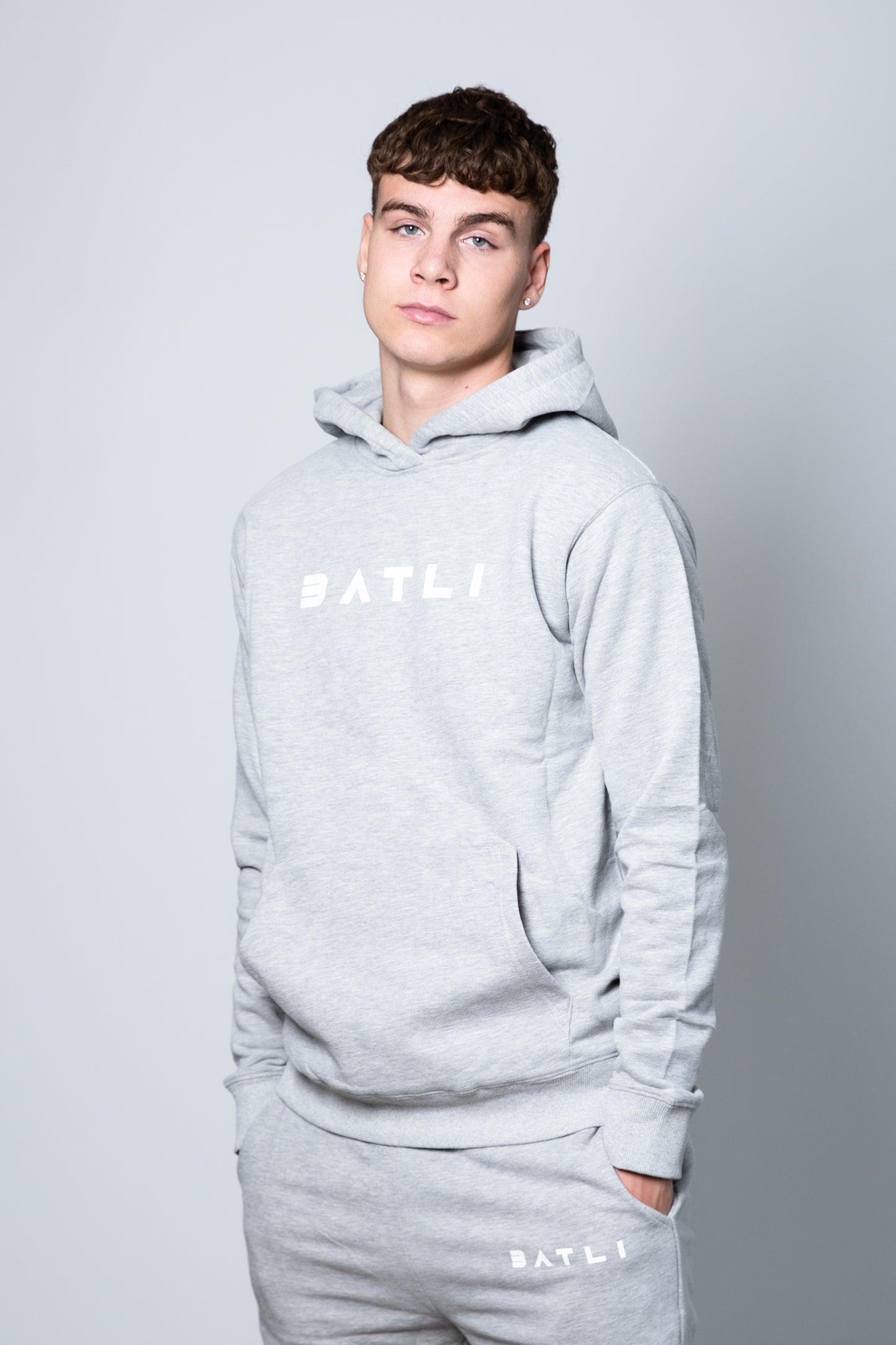 gray hoodie